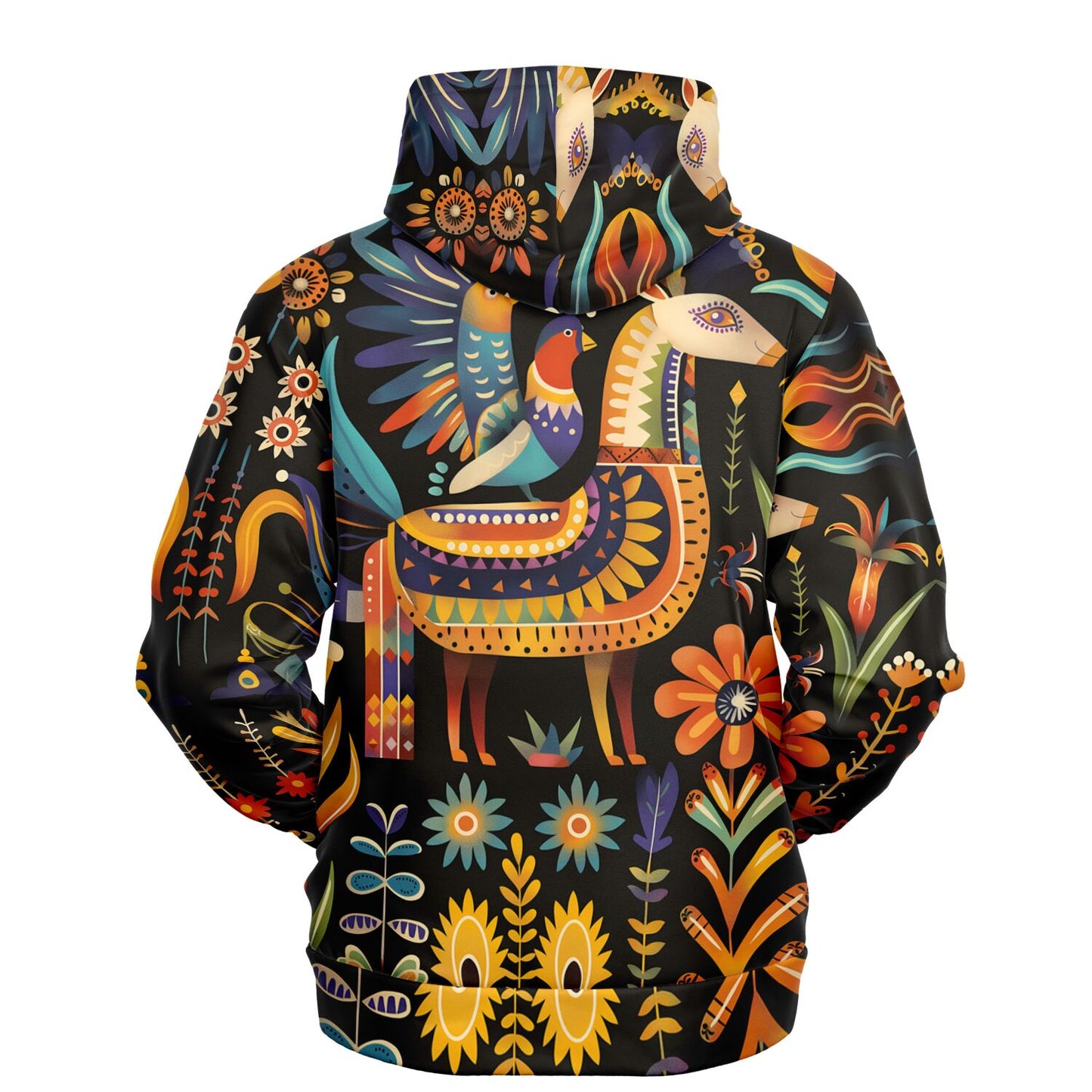 Fashion Hoodie - Bolivian Folk Art - Nine Worlds Gear