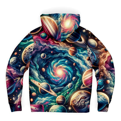 Fleece-Lined Zip Hoodie - Space Odysey - Nine Worlds Gear