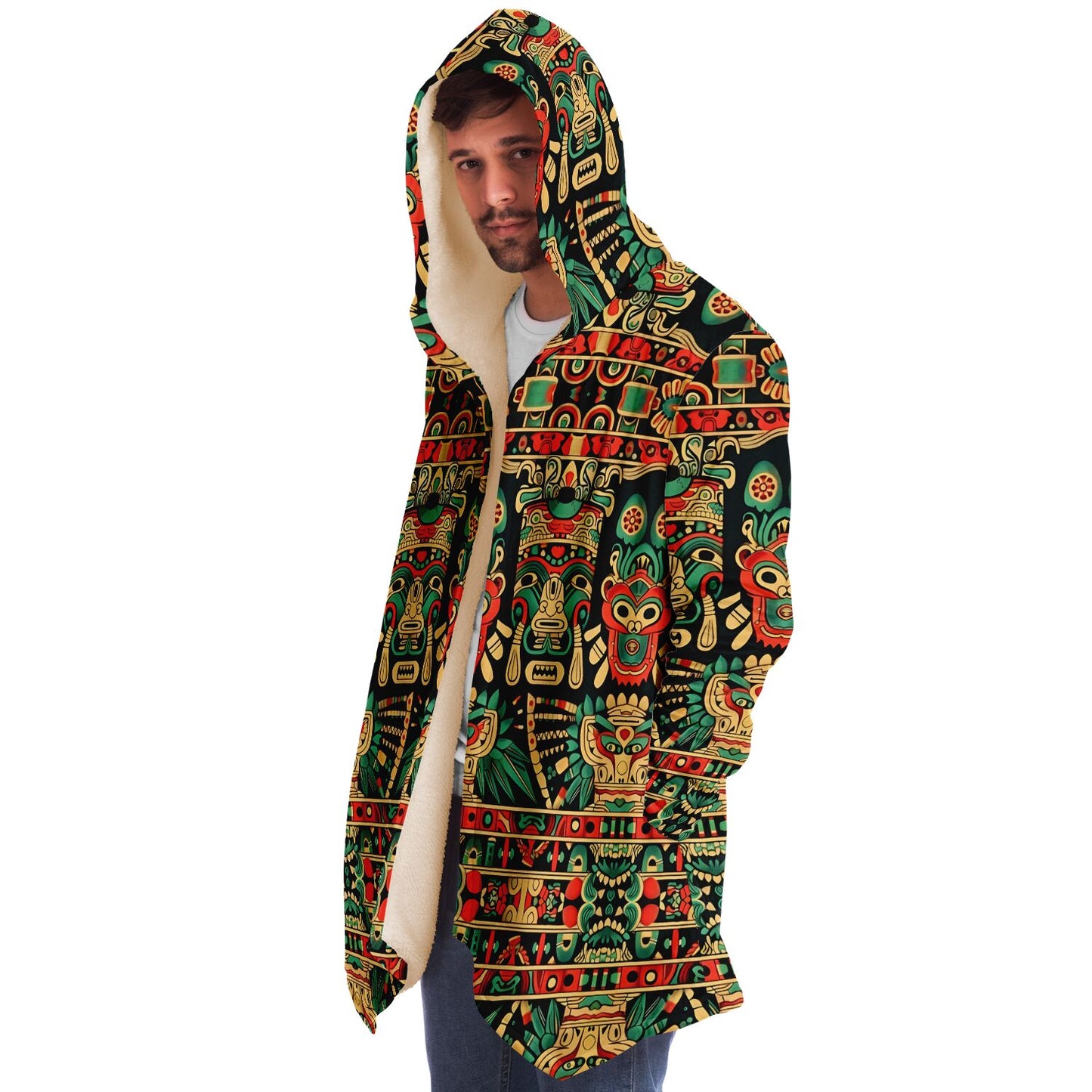 Microfleece Cloak - Art of the Maya - Nine Worlds Gear