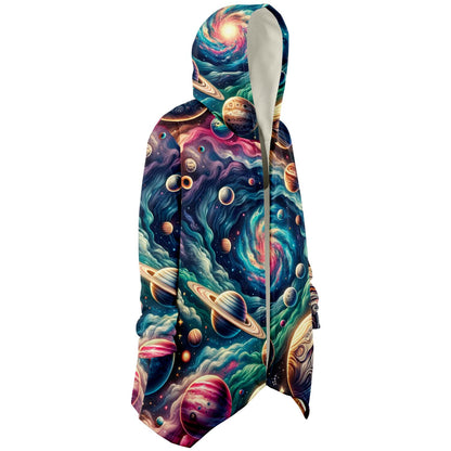 Microfleece Cloak - Center of the Universe - Nine Worlds Gear