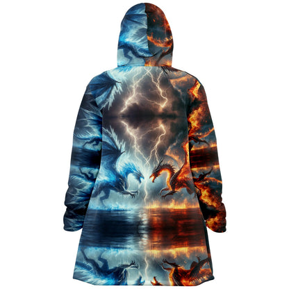 Microfleece Cloak - Fire and Ice - Nine Worlds Gear