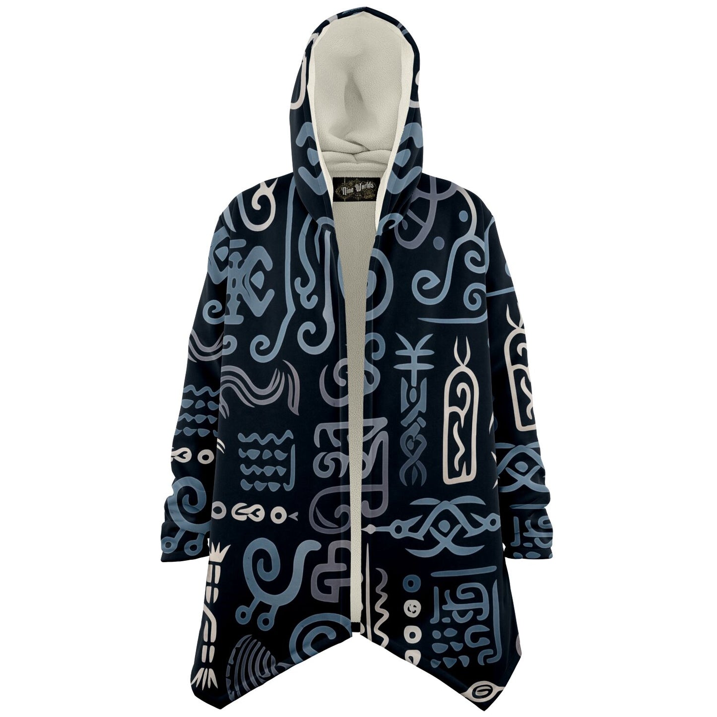 Microfleece Cloak - Norse Viking & Mythology Collection - Symbols - Nine Worlds Gear