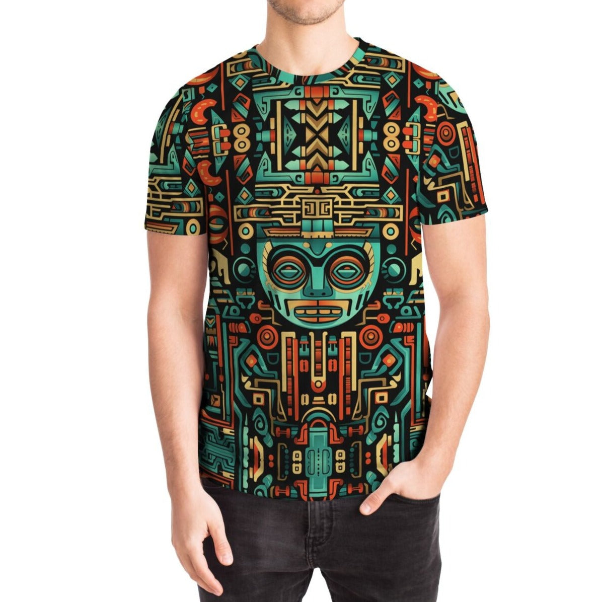 T-shirt - Aztec Art - Nine Worlds Gear