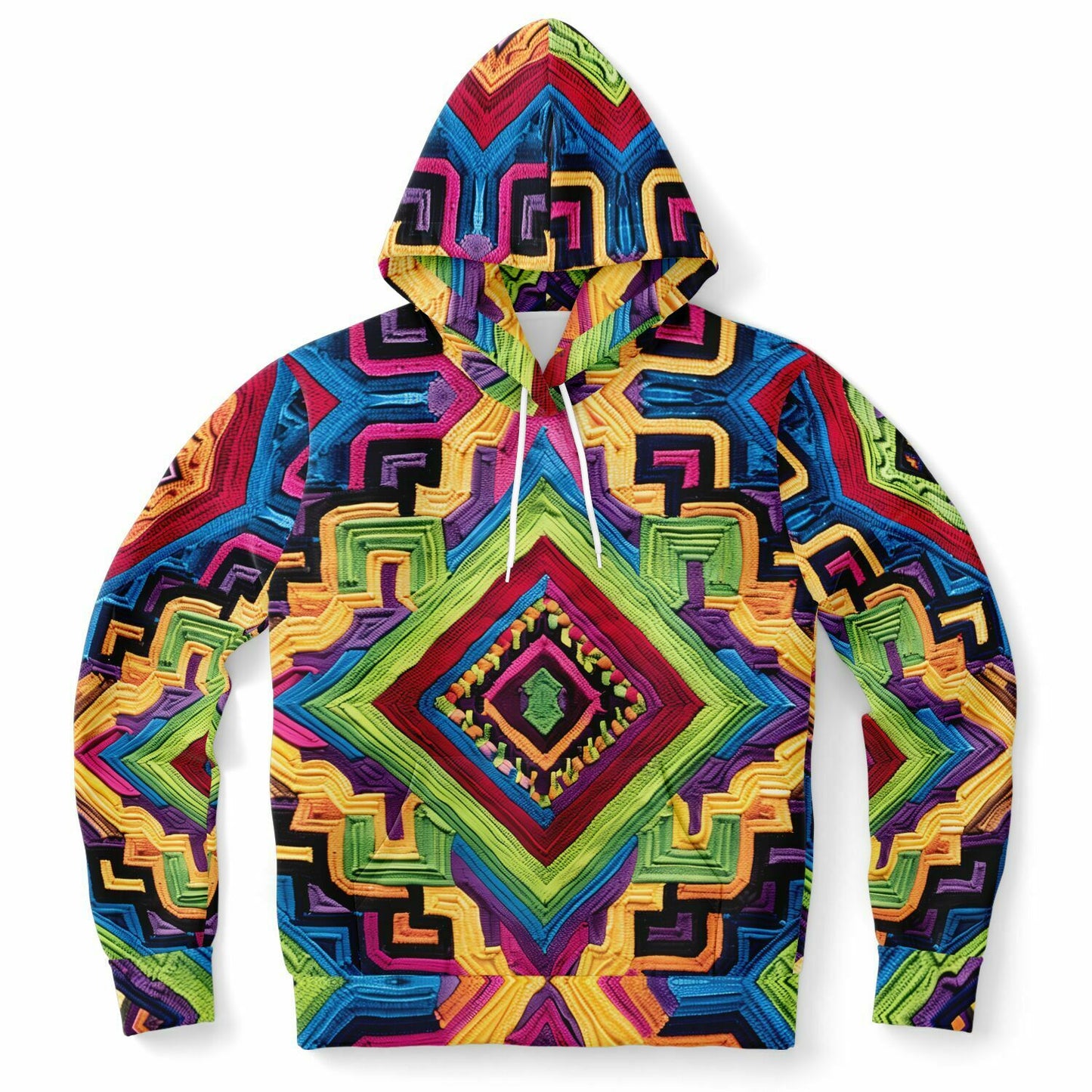 Fashion Hoodie - Columbian Wayuu - Nine Worlds Gear