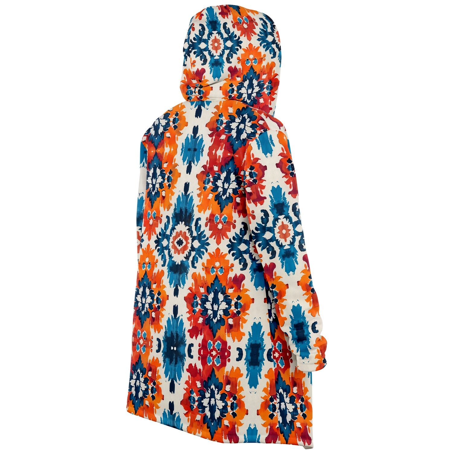 Microfleece Cloak - Ecuadorian Ikat - Nine Worlds Gear