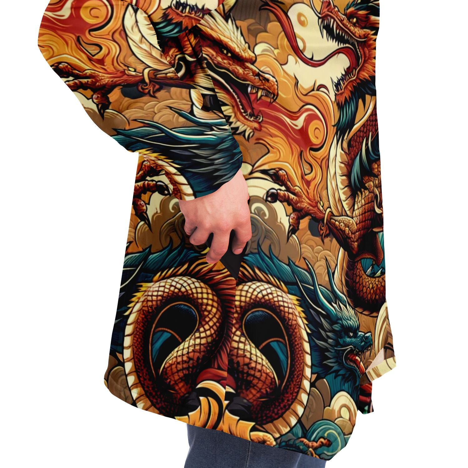 Microfleece Cloak - Dragon War - Nine Worlds Gear