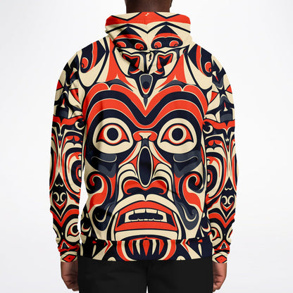 Fashion Hoodie - Columbian Totem Art - Nine Worlds Gear