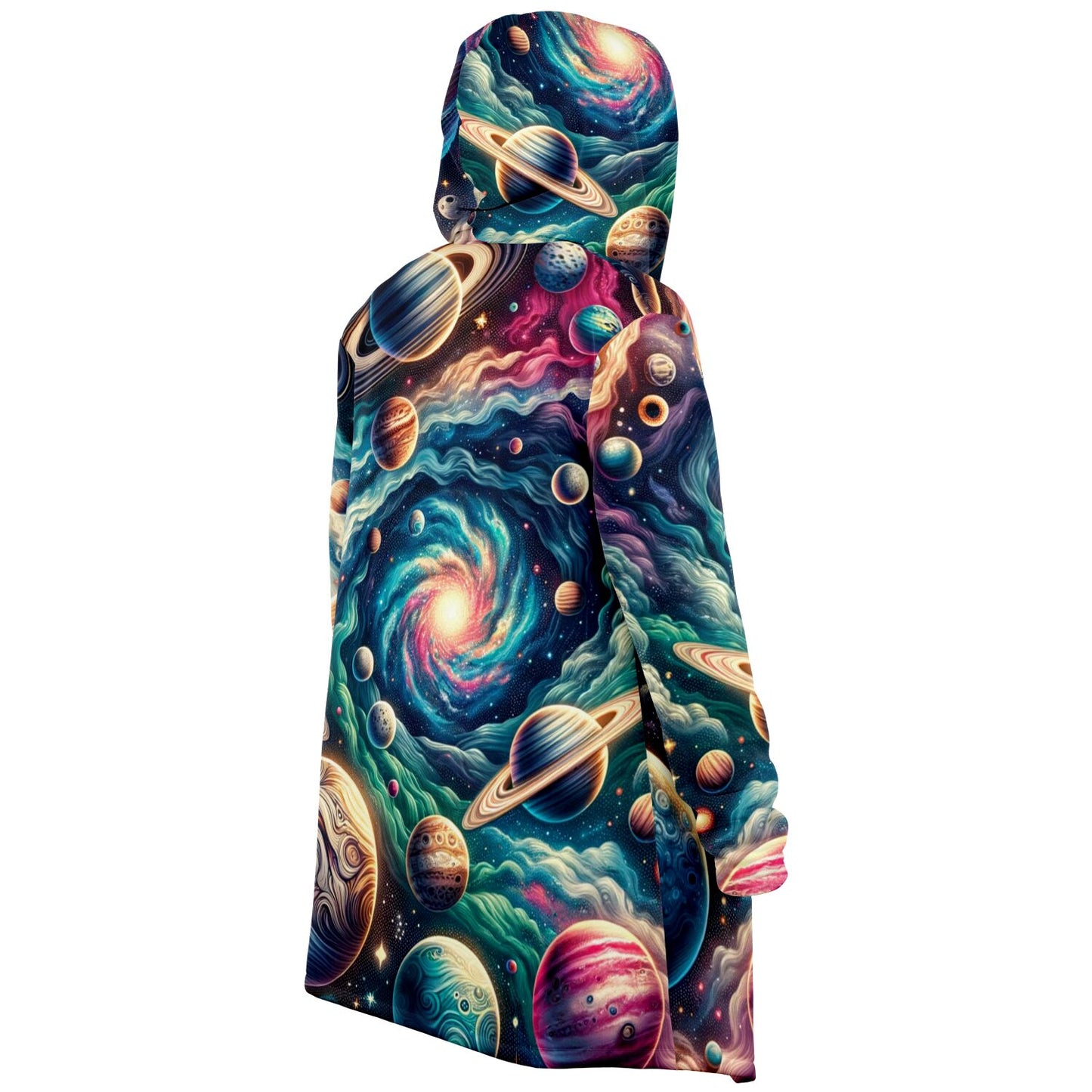 Microfleece Cloak - Center of the Universe - Nine Worlds Gear