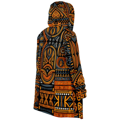 Microfleece Cloak - African Tribal Art - Nine Worlds Gear