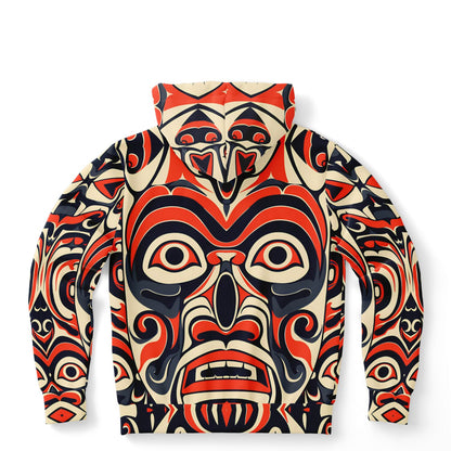 Fashion Hoodie - Columbian Totem Art - Nine Worlds Gear