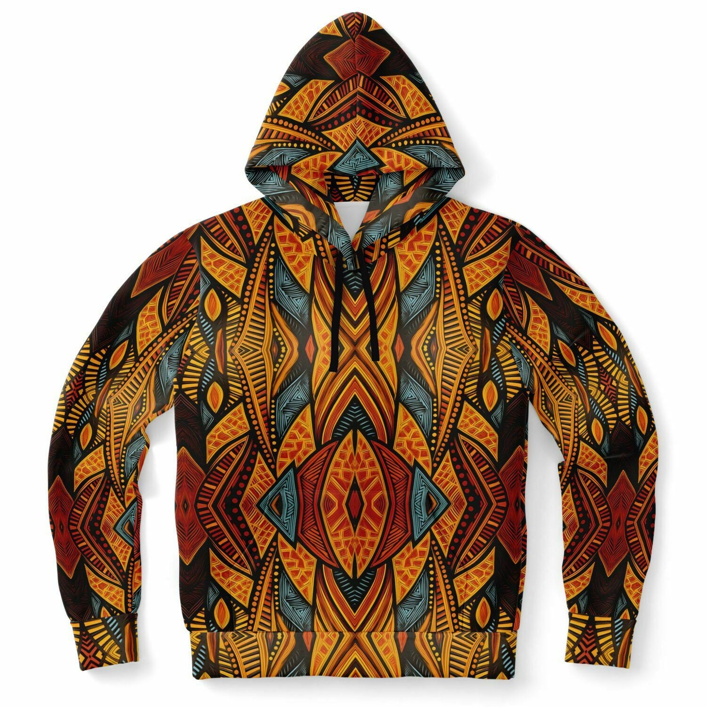 Fashion Hoodie - African Art - Nine Worlds Gear