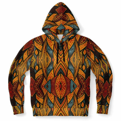 Fashion Hoodie - African Art - Nine Worlds Gear