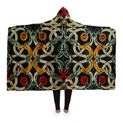 Hooded Blanket - Norse Viking & Mythology Collection - Jelling - Nine Worlds Gear