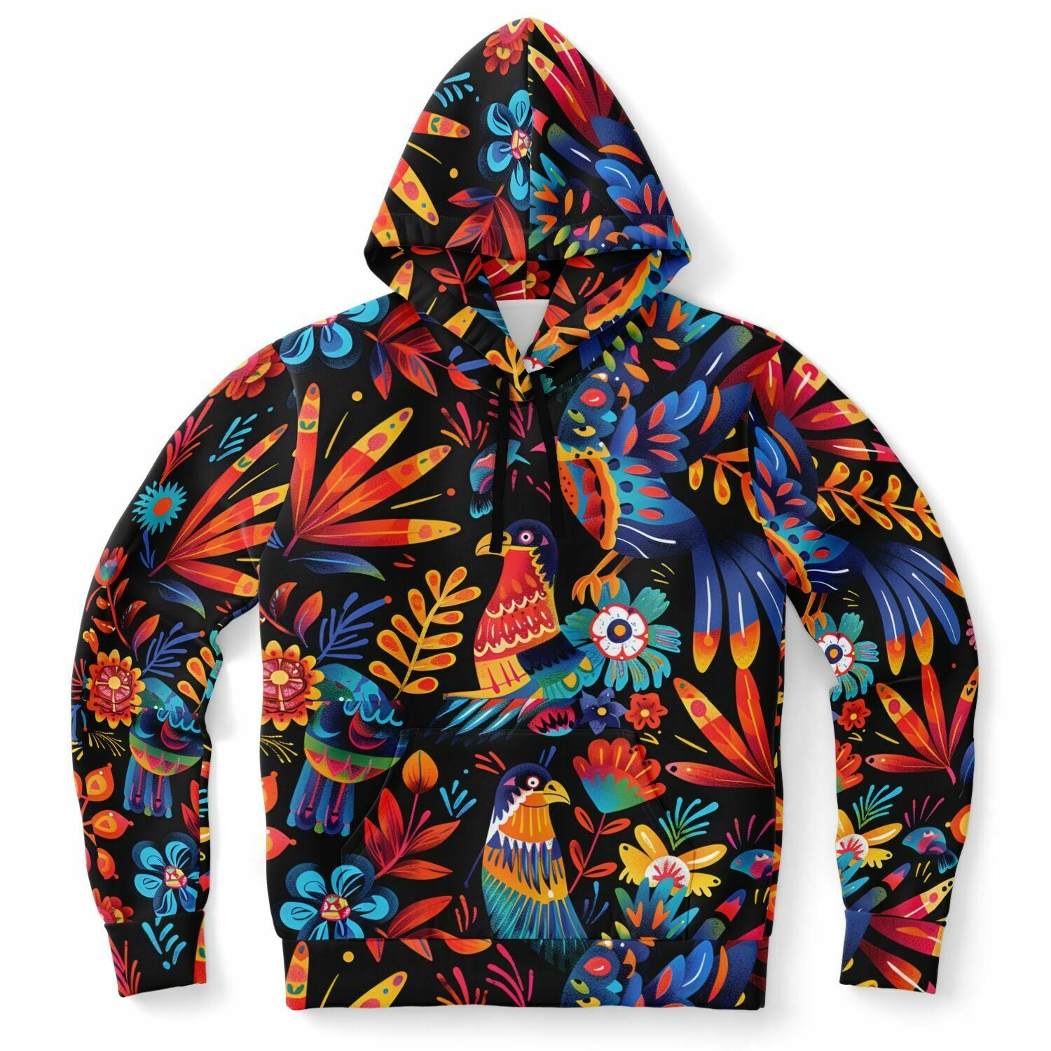 Fashion Hoodie - Traditional Art of Paraguay - Nine Worlds Gear