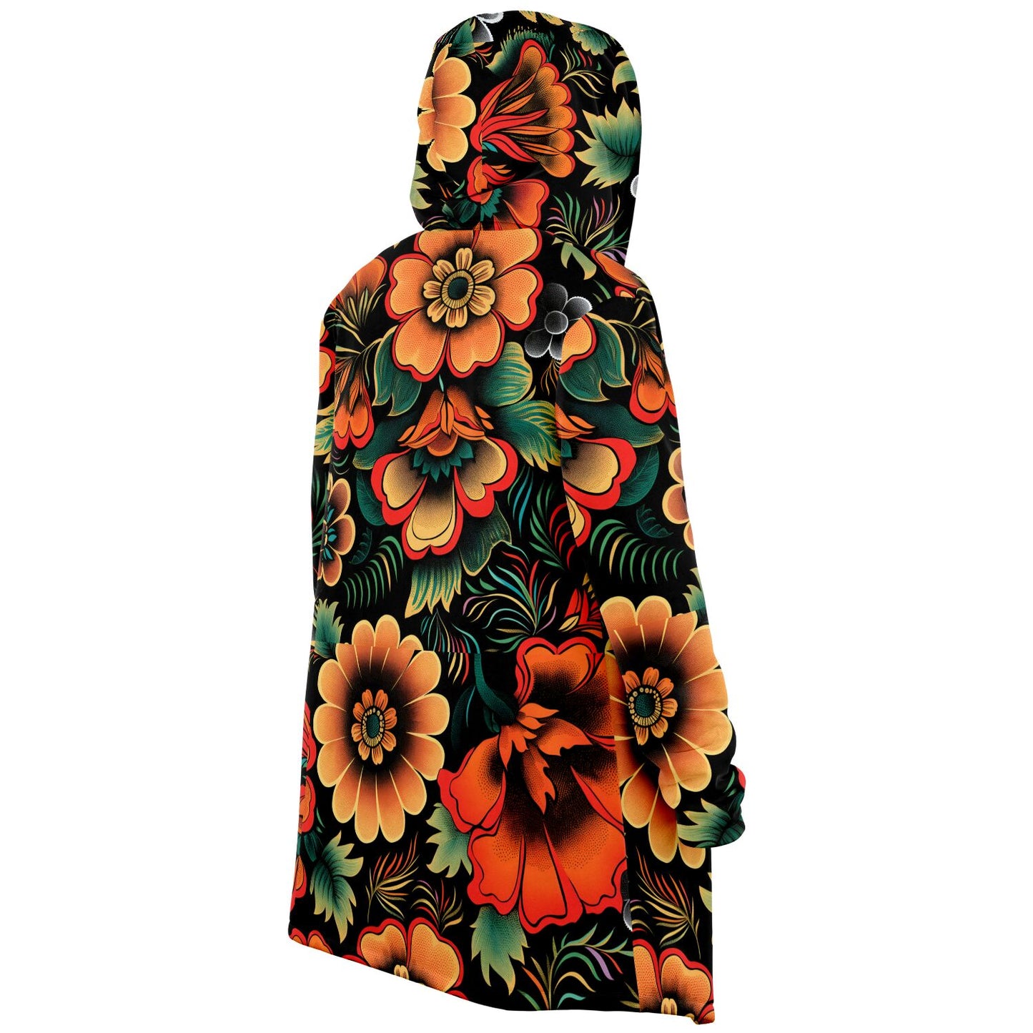 Microfleece Cloak - Chilean Folk Art - Nine Worlds Gear