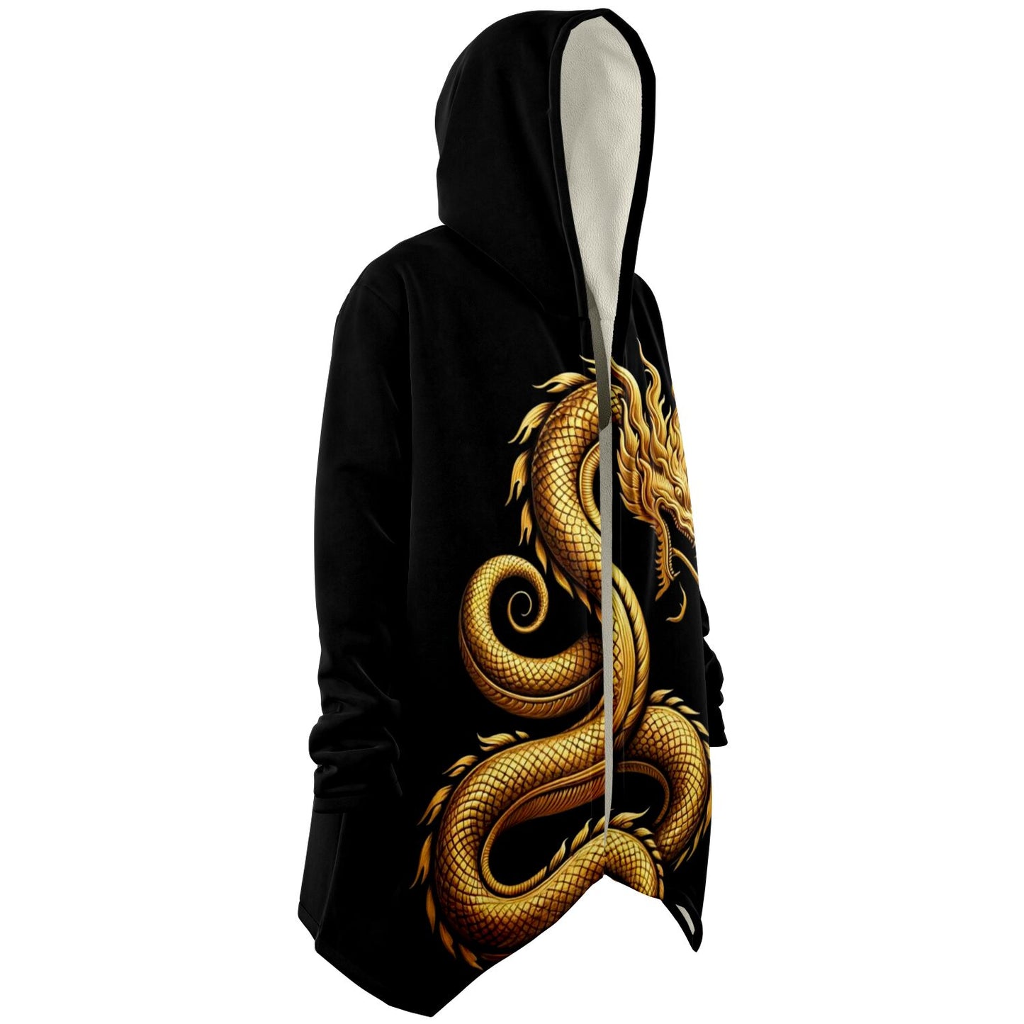 Microfleece Cloak - Golden Serpent - Nine Worlds Gear