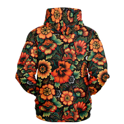 Fashion Hoodie - Chilean Folk Art - Nine Worlds Gear