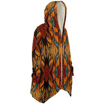 Microfleece Cloak - African Art - Nine Worlds Gear