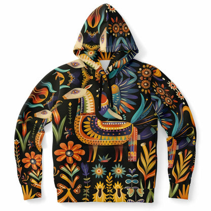 Fashion Hoodie - Bolivian Folk Art - Nine Worlds Gear