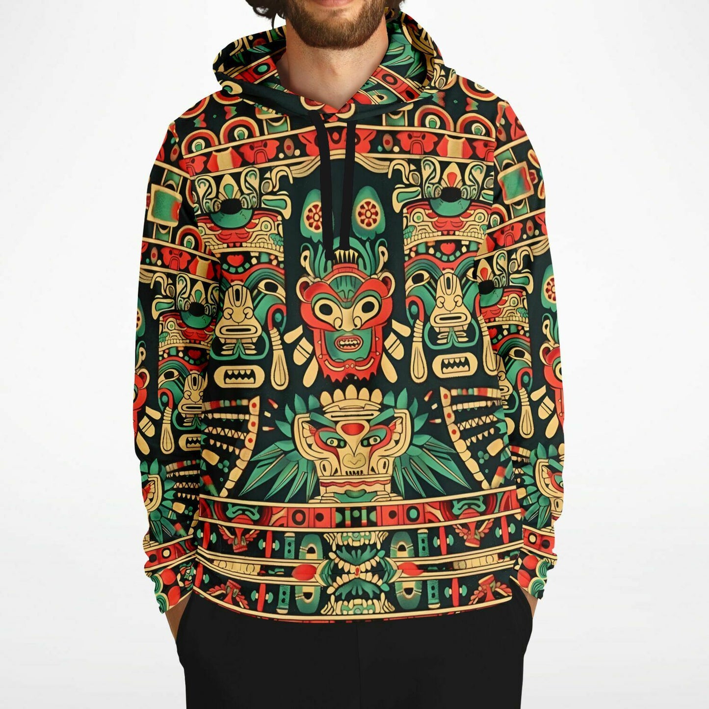 Fashion Hoodie - Art of the Maya - Nine Worlds Gear