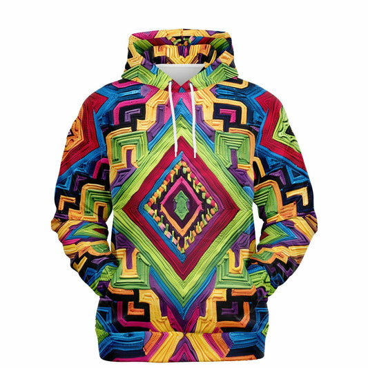 Fashion Hoodie - Columbian Wayuu - Nine Worlds Gear