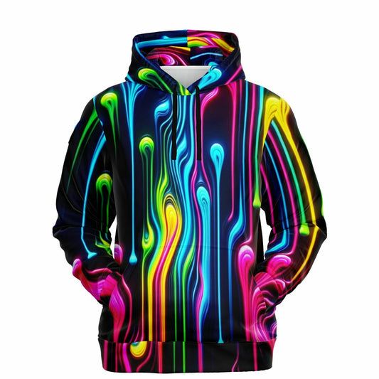 Fashion Hoodie - Melted Neon - Nine Worlds Gear