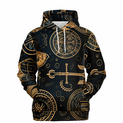 Fashion Hoodie - Norse Viking & Mythology Collection - Viking Spirit - Nine Worlds Gear