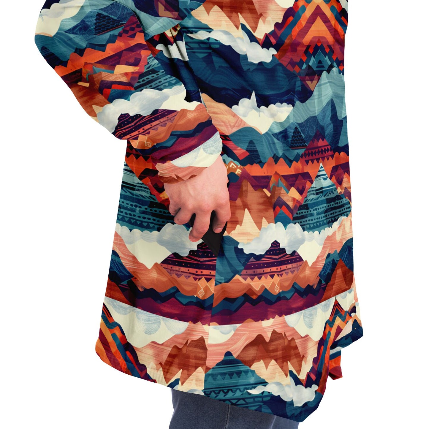 Microfleece Cloak - Art of the Andes - Nine Worlds Gear