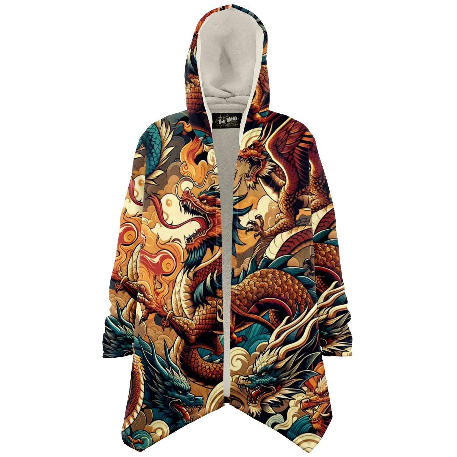 Microfleece Cloak - Dragon War - Nine Worlds Gear