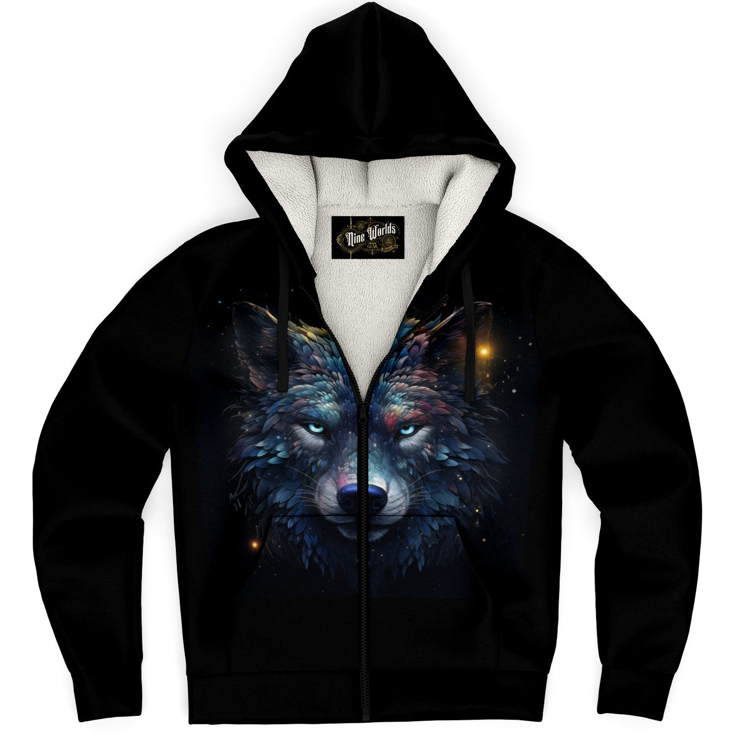 Microfleece Ziphoodie - Dire Wolf - Nine Worlds Gear