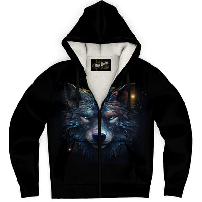 Microfleece Ziphoodie - Dire Wolf - Nine Worlds Gear