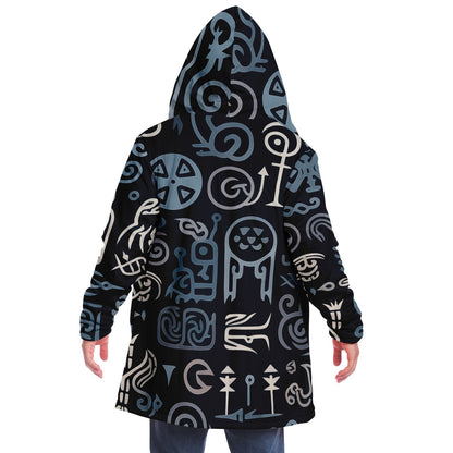 Microfleece Cloak - Norse Viking & Mythology Collection - Symbols - Nine Worlds Gear