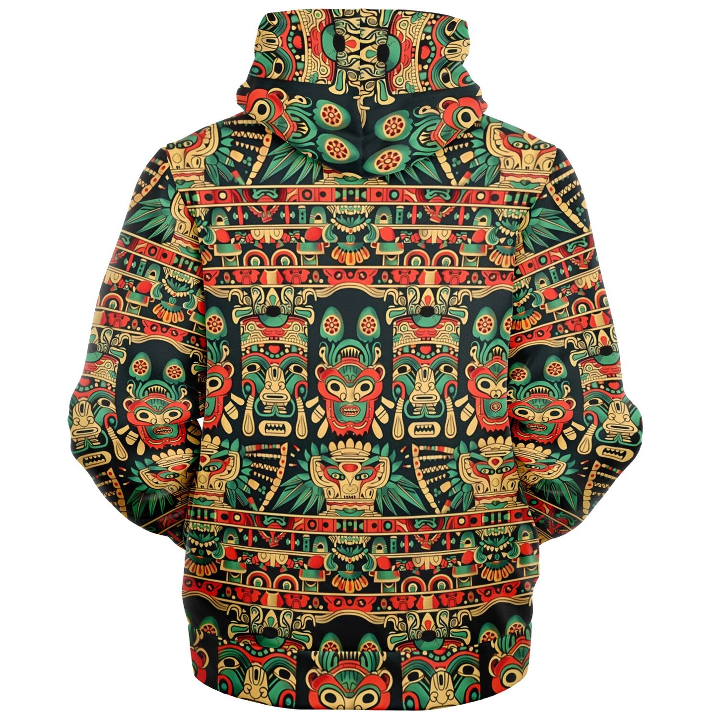 Fleece-Lined Zip Hoodie - Art of the Maya - Nine Worlds Gear