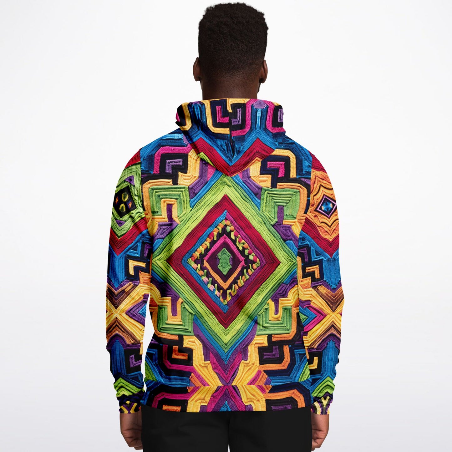 Fashion Hoodie - Columbian Wayuu - Nine Worlds Gear