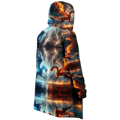 Microfleece Cloak - Fire and Ice - Nine Worlds Gear