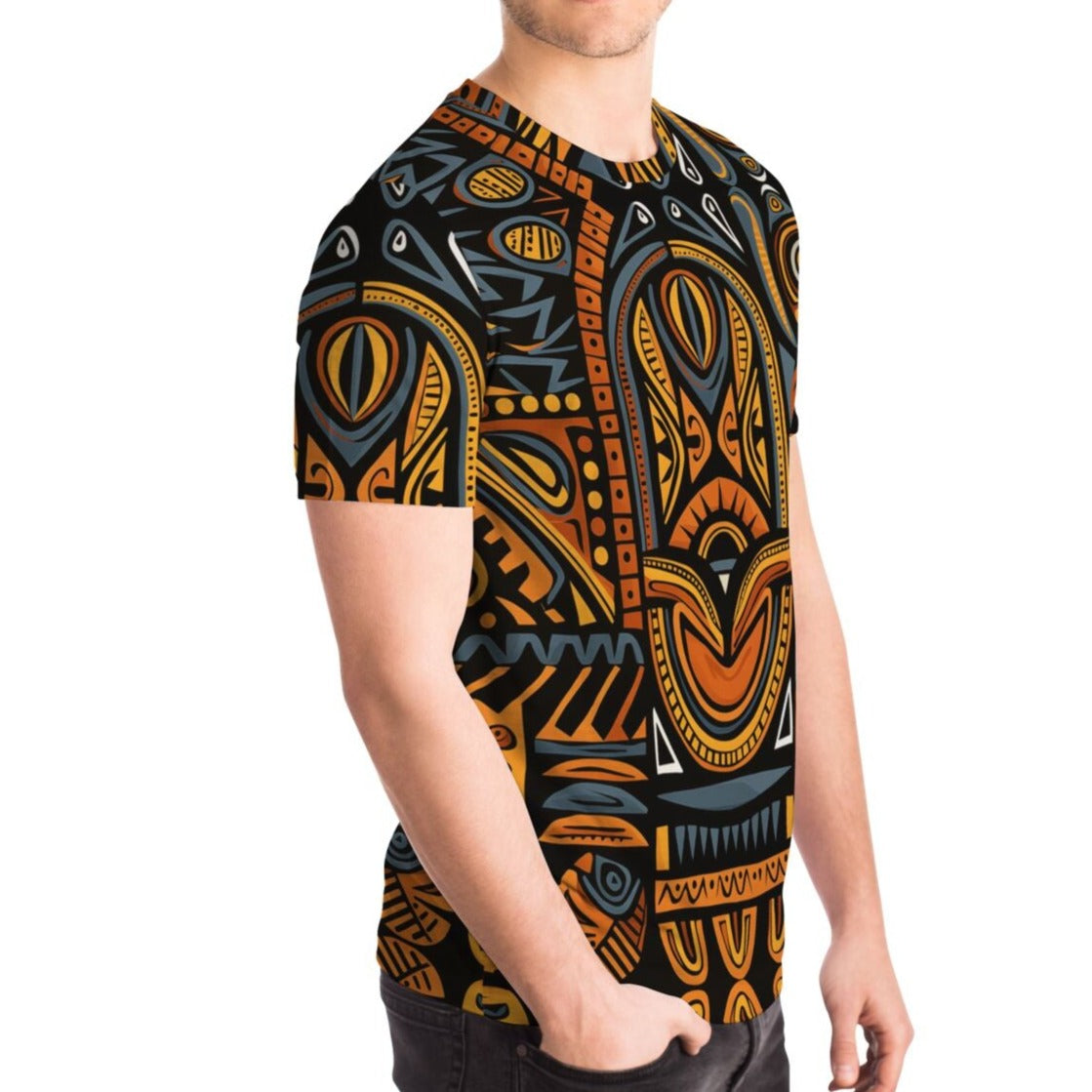 T-shirt - African Tribal Art - Nine Worlds Gear