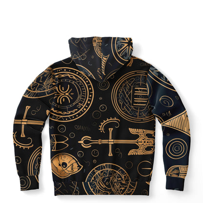 Fashion Hoodie - Norse Viking & Mythology Collection - Viking Spirit - Nine Worlds Gear