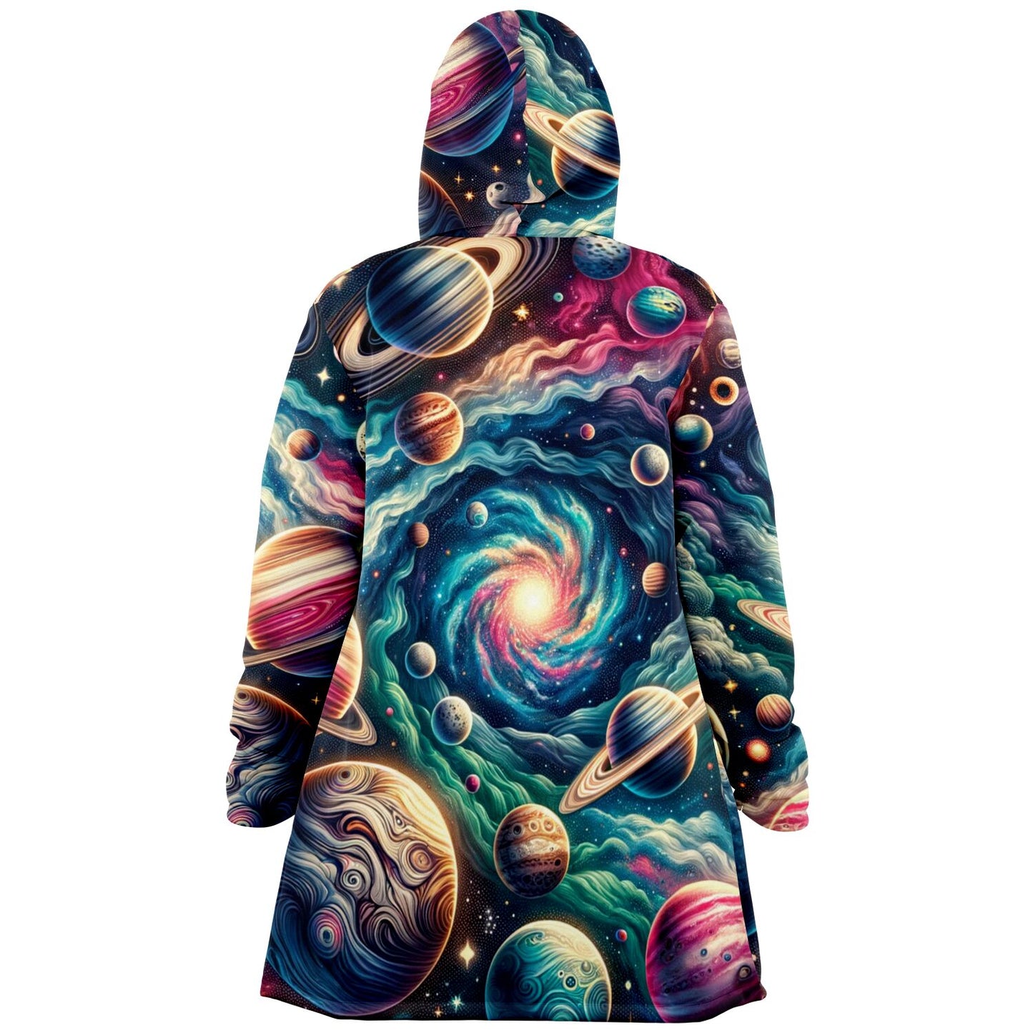 Microfleece Cloak - Center of the Universe - Nine Worlds Gear