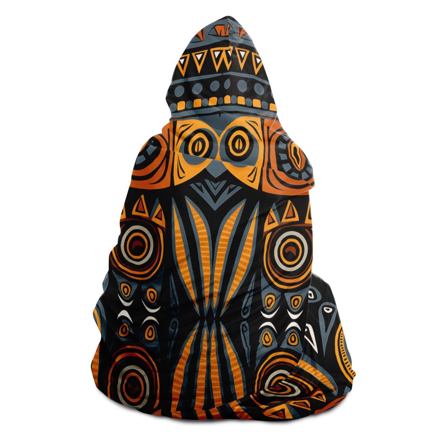 Hooded Blanket - African Tribal Art - Nine Worlds Gear