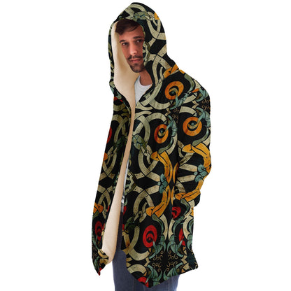 Microfleece Cloak - Norse Viking & Mythology Collection - Jelling Style - Nine Worlds Gear