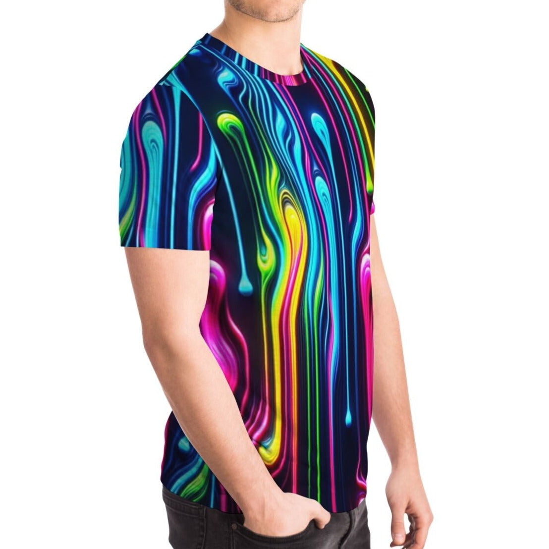 T-shirt - - Melted Neon - Nine Worlds Gear