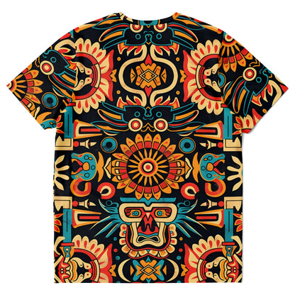 T-shirt - Mayan Folk Art - Nine Worlds Gear