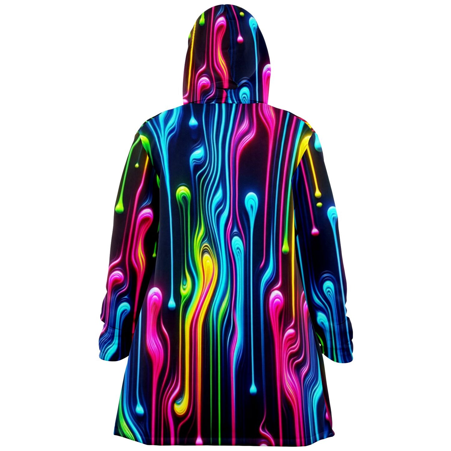 Microfleece Cloak - Melting Neon - Nine Worlds Gear