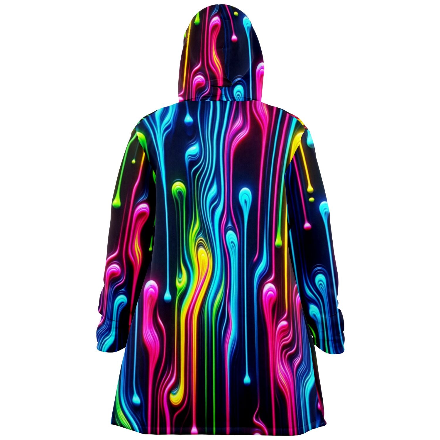 Microfleece Cloak - Melting Neon - Nine Worlds Gear