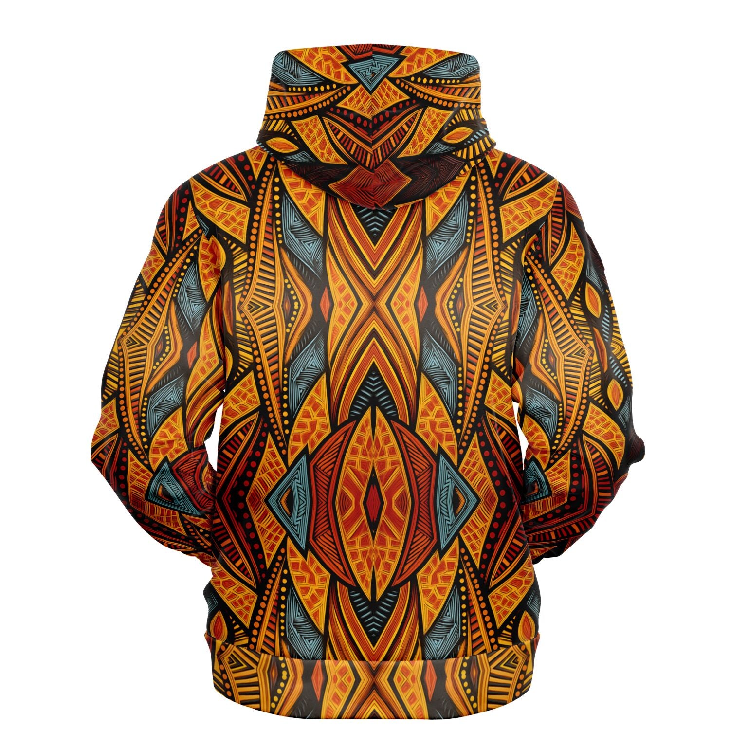 Fashion Hoodie - African Art - Nine Worlds Gear