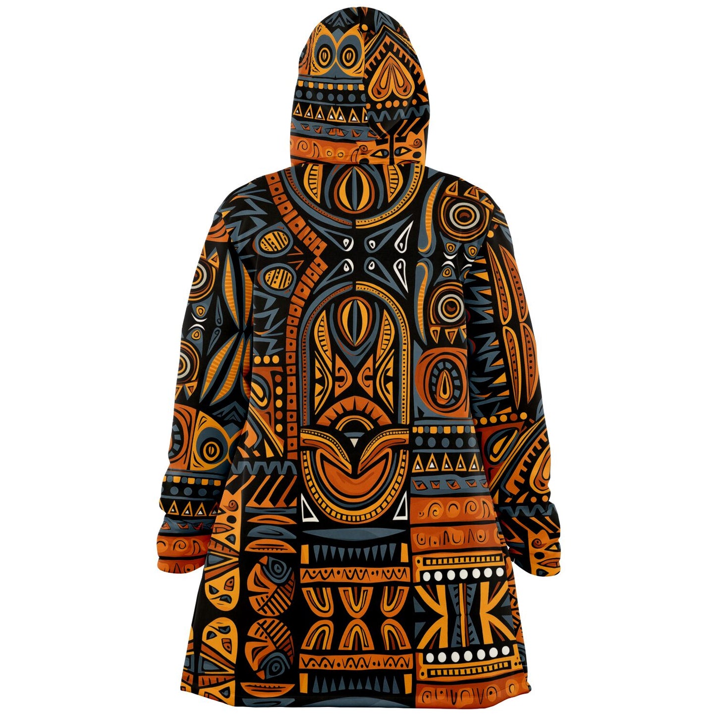 Microfleece Cloak - African Tribal Art - Nine Worlds Gear