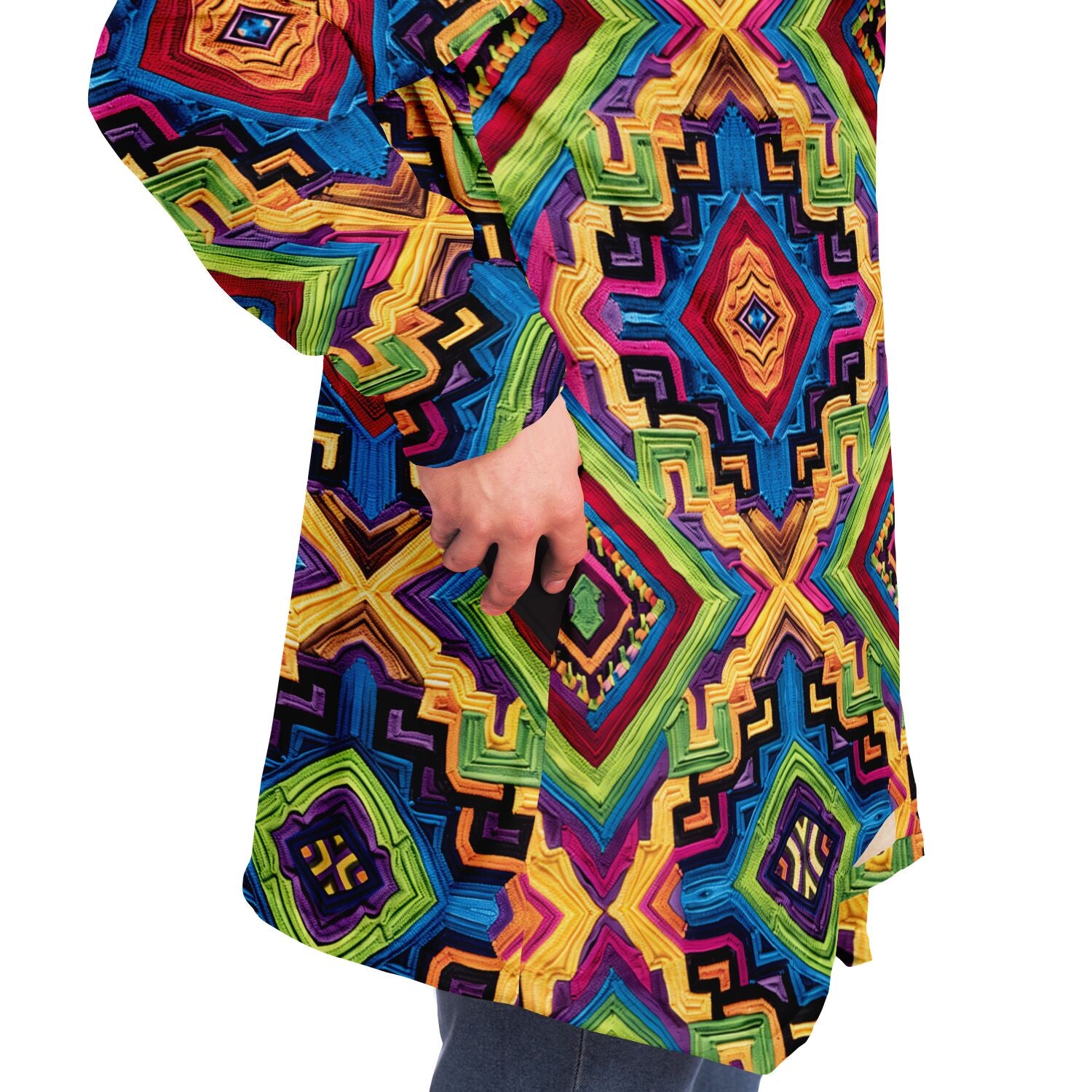 Microfleece Cloak - Columbian Wayuu - Nine Worlds Gear