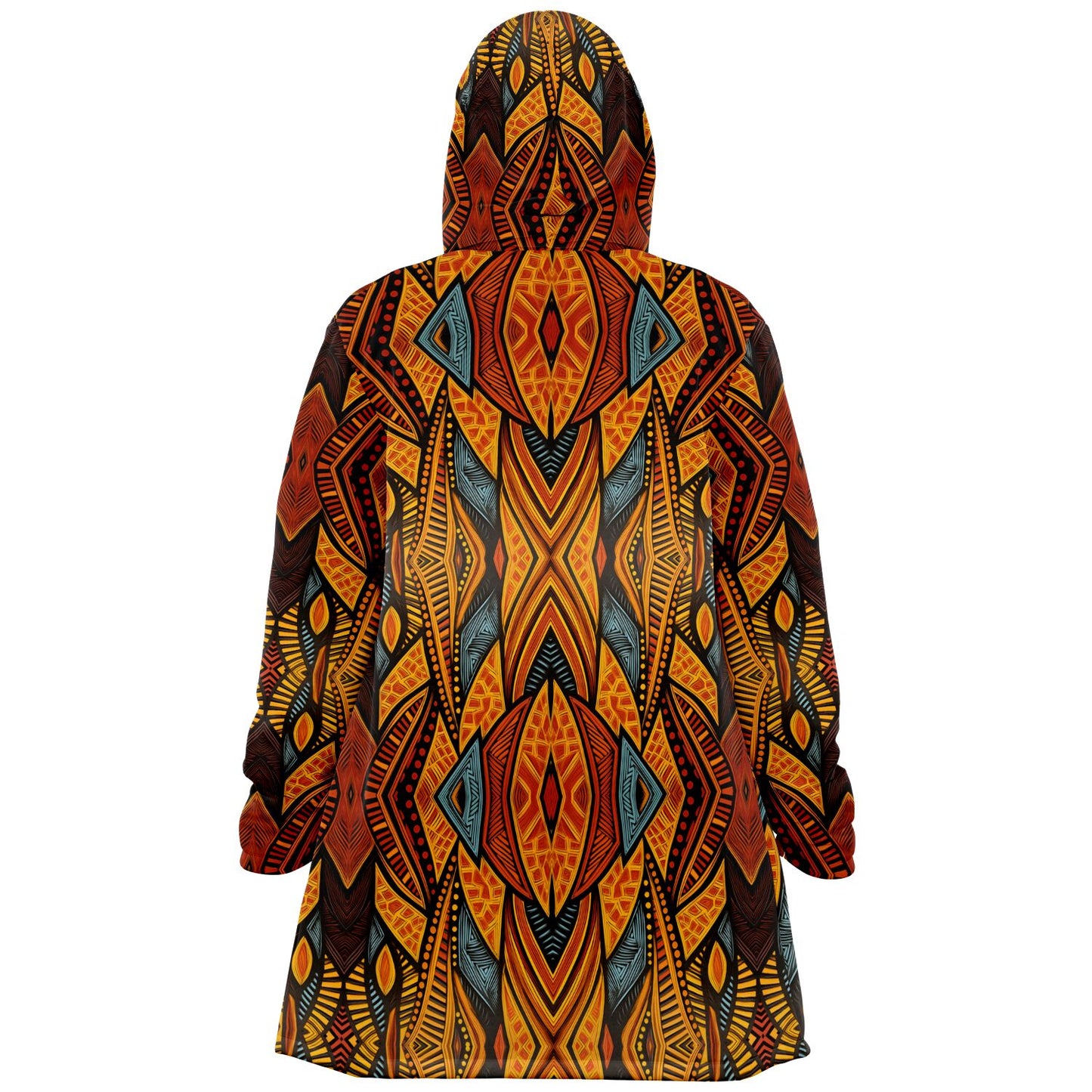 Microfleece Cloak - African Art - Nine Worlds Gear