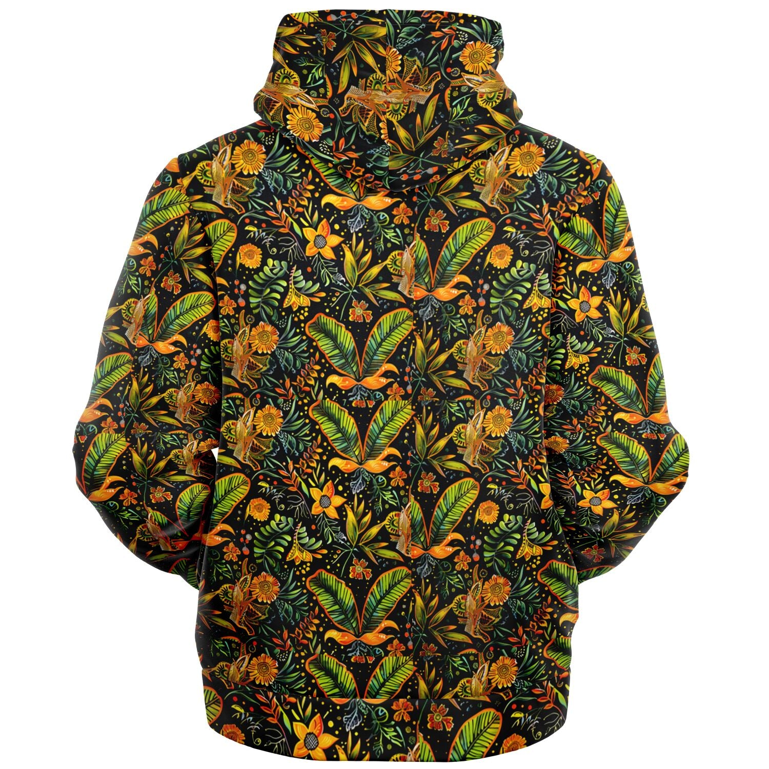 Fleece-Lined Zip Hoodie - Surinamese Pangi - Nine Worlds Gear