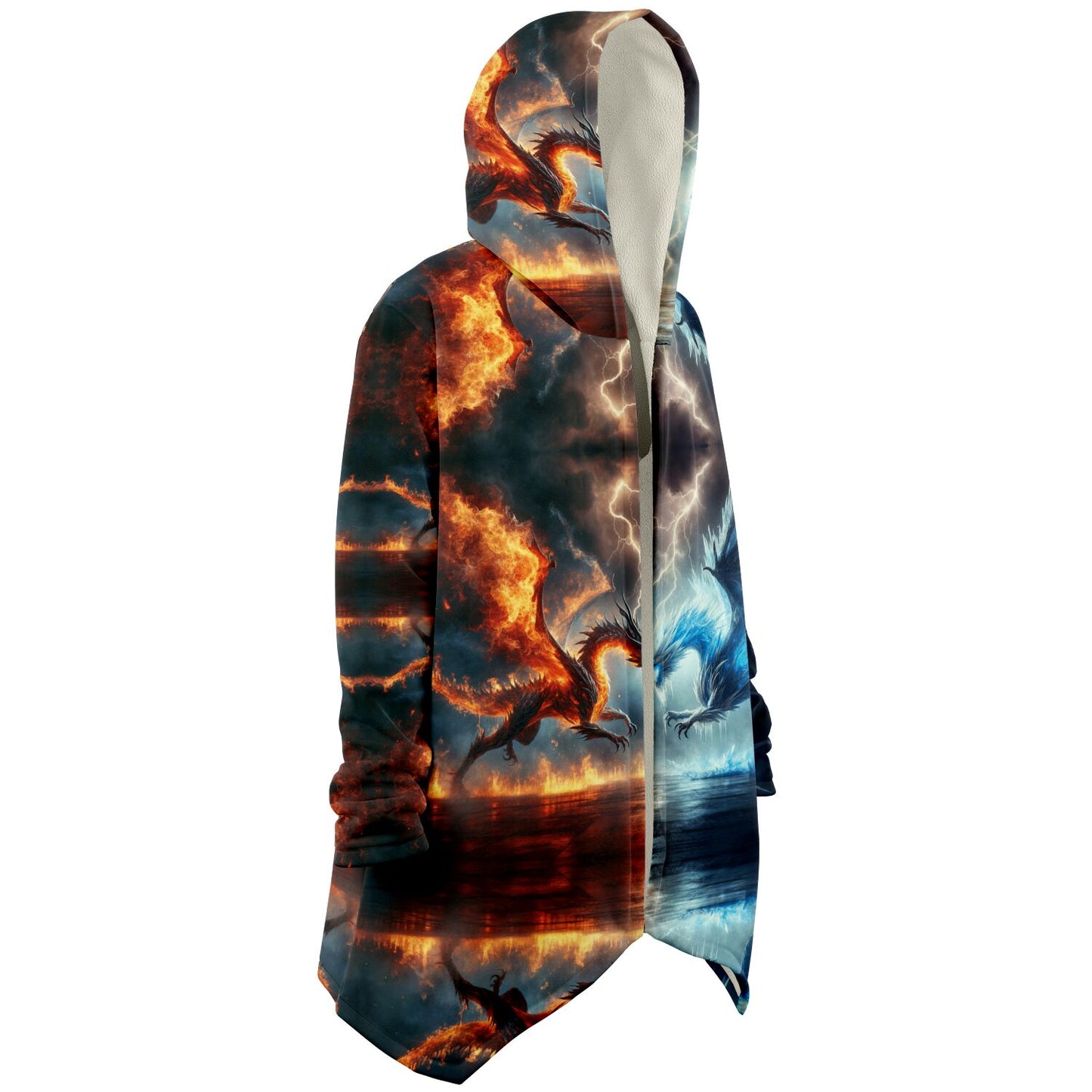 Microfleece Cloak - Fire and Ice - Nine Worlds Gear